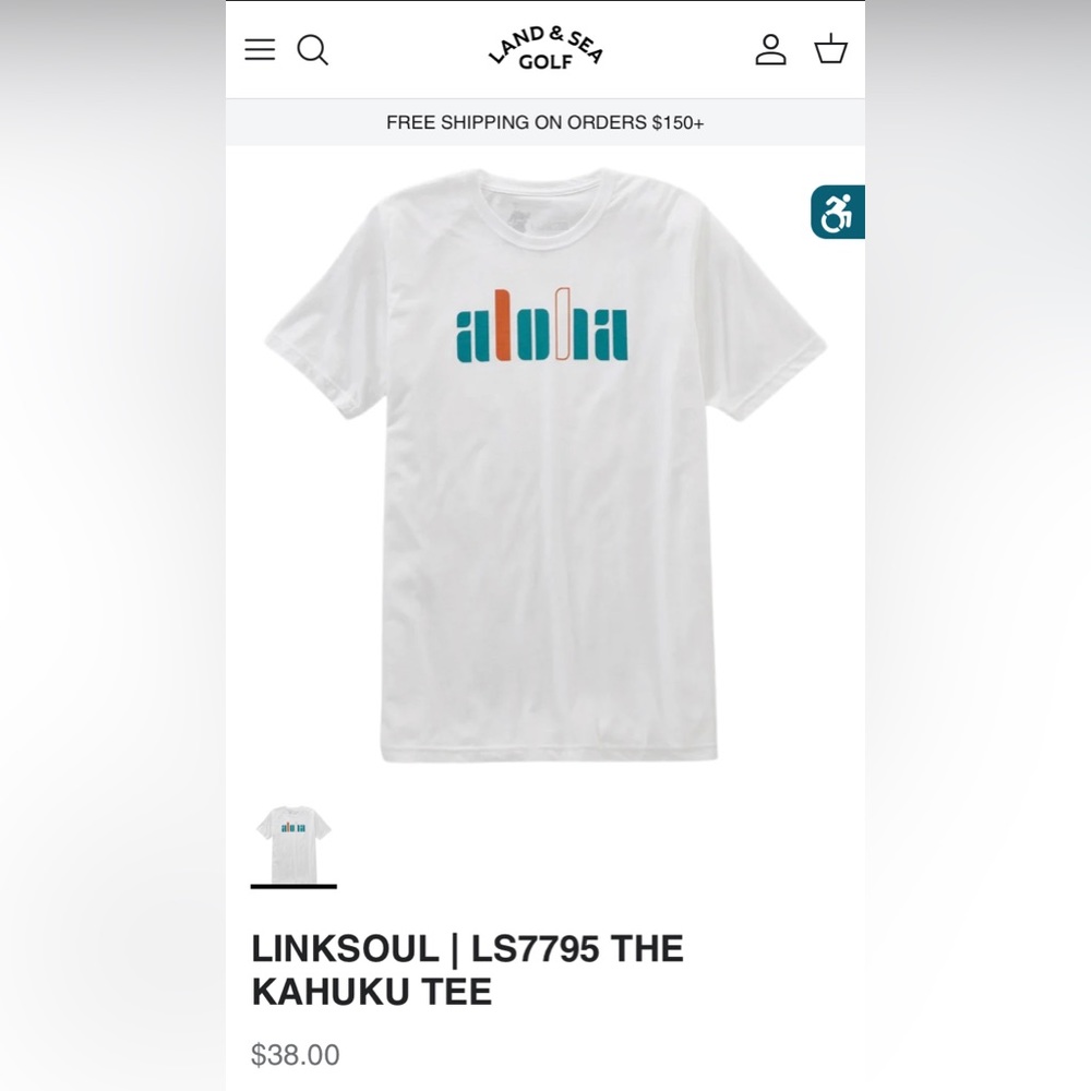 Link soul shirt white small